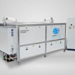 Large SonixClean SC-2000 ultrasonic cleaning system with control cabinet.